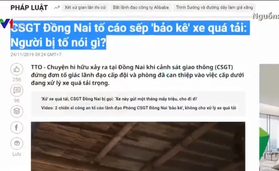 Thành lập tổ công tác thanh tra nội dung đơn tố giác cấp trên của CSGT tại Đồng Nai