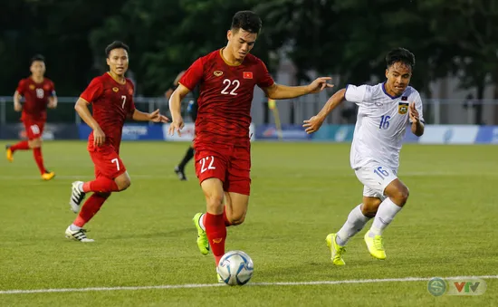 ẢNH: Tiến Linh lập hat-trick, Quang Hải lập công, U22 Việt Nam thắng 6-1 U22 Lào