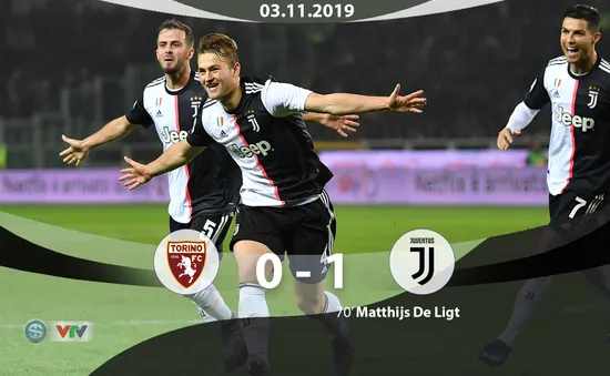 Torino 0-1 Juventus: Chiến thắng nghẹt thở