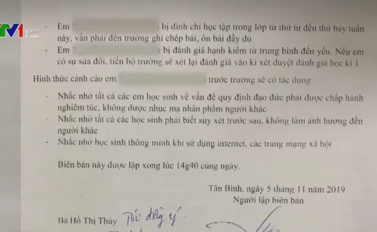 Phạt học sinh thế nào cho phù hợp sau vụ nam sinh phải xin lỗi trước toàn trường?