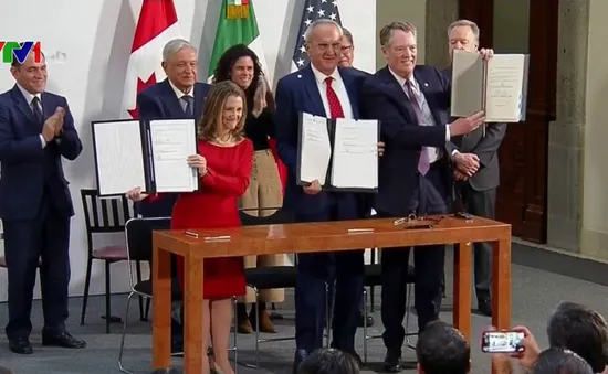 Mỹ, Canada và Mexico ký kết thỏa thuận hoàn tất Hiệp định USMCA