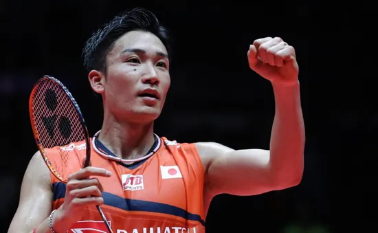 Chung kết giải cầu lông World Tour Finals 2019: Kento Momota vô địch đơn nam