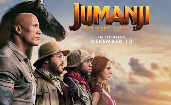 Bom tấn ''Jumanji: The next level'' lôi cuốn người hâm mộ Bắc Mỹ