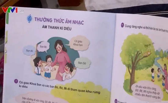 Sách giáo khoa Âm nhạc lớp 1 mới: Xây dựng nhân vật mang tên nốt nhạc, giúp học sinh dễ ghi nhớ