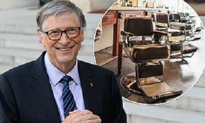 Giàu thứ 2 thế giới, Bill Gates vẫn xếp hàng chờ cắt tóc