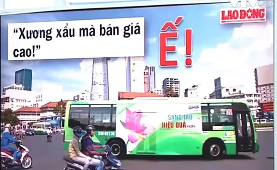 Ế quảng cáo trên xe bus vì bán giá cao