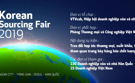 VTVcab phối hợp tổ chức Hội thảo Korean Sourcing Fair 2019