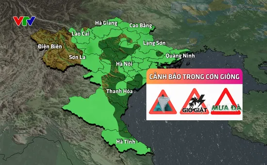 Cảnh báo mưa giông nhiều khu vực trên cả nước