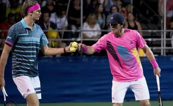 Anh em nhà Zverev sẽ là đồng đội tại Miami Masters