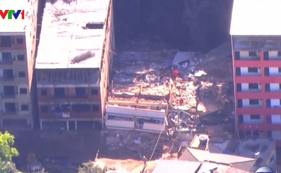 Sập nhà ở Brazil, ít nhất 5 người thiệt mạng