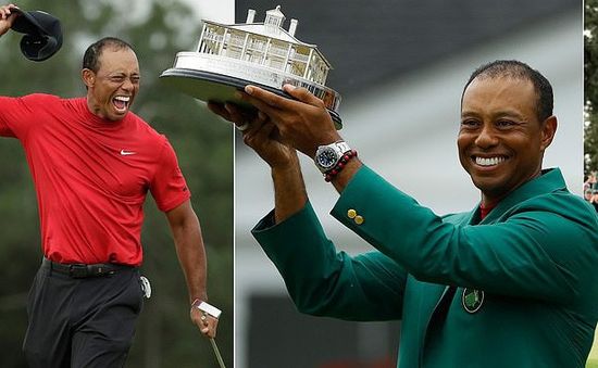 Tiger Woods lần thứ 5 vô địch The Masters