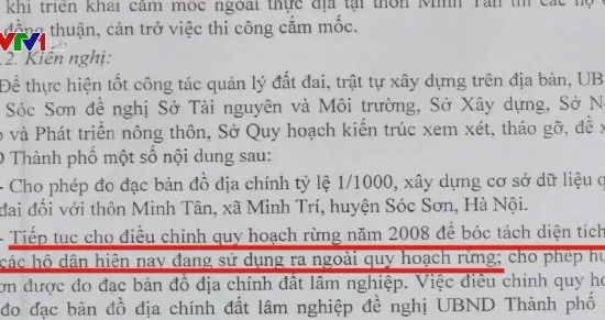 Đất khai hoang biến thành đất rừng phòng hộ