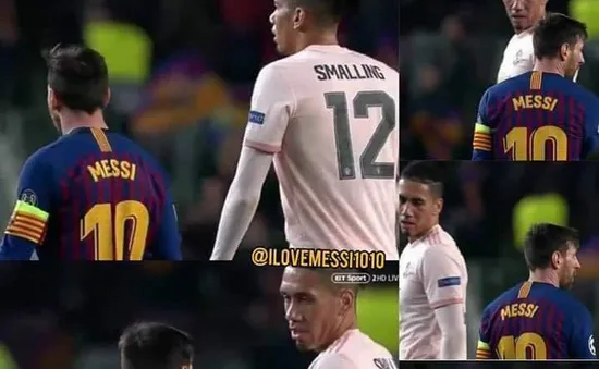 Messi từ chối bắt tay, đổi áo đấu với Smalling