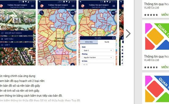 Nhân rộng mô hình ứng dụng Thông tin quy hoạch TP.HCM