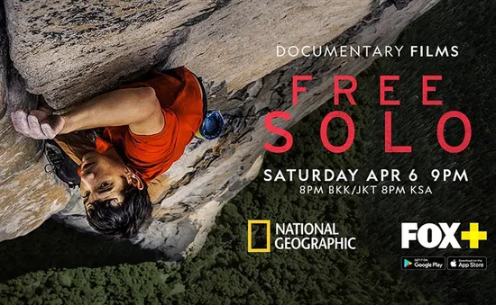 Phim tài liệu đạt giải Oscar "Free Solo" lên sóng VTVcab