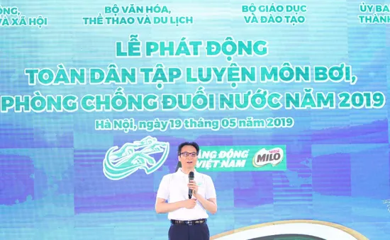 Phát động toàn dân tập luyện môn bơi, phòng chống đuối nước năm 2019