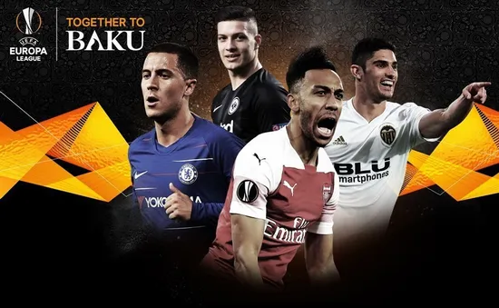 Lịch thi đấu bán kết lượt đi UEFA Europa League: Arsenal - Valencia, Frankfurt - Chelsea