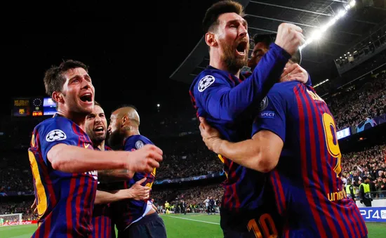 Bán kết lượt đi UEFA Champions League: Messi tỏa sáng, Barcelona thắng đậm 3-0 Liverpool