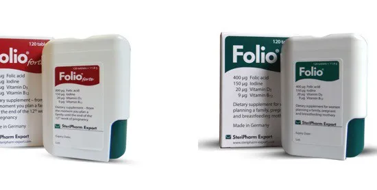 Viên uống bổ sung acid folic Folio® chính hãng của Đức