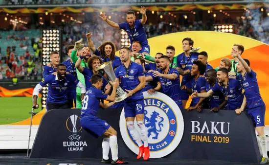 ẢNH: Hazard lập cú đúp, Chelsea giành ngôi vô địch Europa League