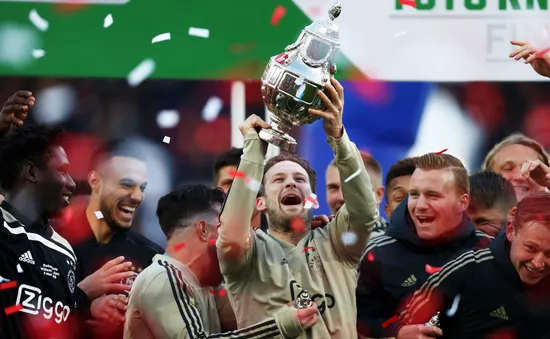 Vô địch cúp Quốc gia Hà Lan, Ajax mơ về cú ăn 3 lịch sử