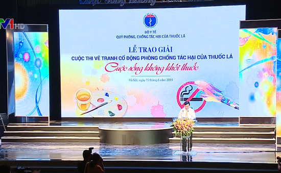 Trao giải cuộc thi vẽ tranh phòng chống tác hại thuốc lá