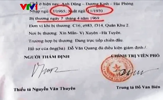 Thực hư thông tin cựu binh nhập ngũ năm 2 tuổi