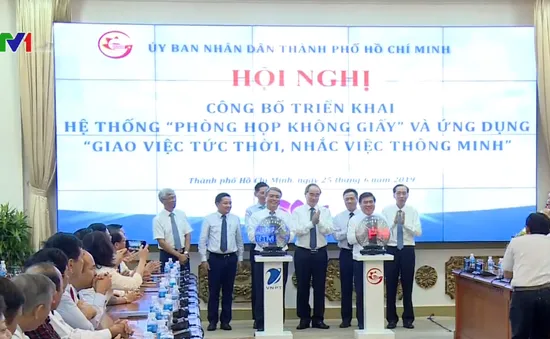 TP.HCM triển khai mô hình phòng họp không giấy e-Cabinet