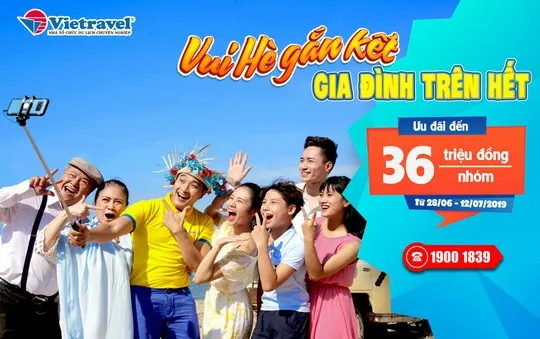 Ưu đãi du lịch hè lên đến 36 triệu đồng/tour