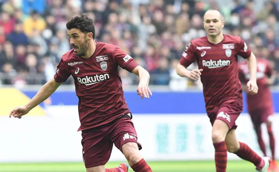 VIDEO: Iniesta và Villa cùng lập cú đúp giúp Vissel Kobe thắng trận tại J.League