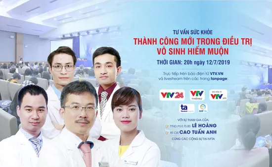 [LIVESTREAM] Tư vấn sức khỏe: Thành công mới trong điều trị vô sinh hiếm muộn