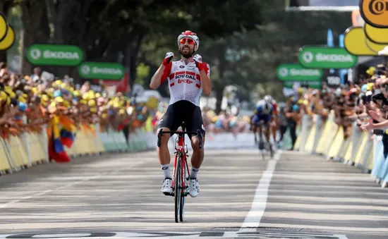 Thomas De Gendt về nhất chặng 8 giải xe đạp Tour de France