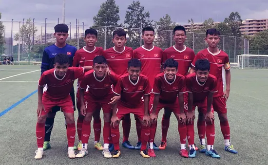 U15 Việt Nam thất bại trước đội bóng gồm nhiều tuyển thủ U16 Nhật Bản