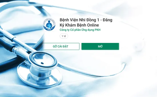 Bệnh viện Nhi Đồng 1 triển khai đăng ký khám chữa bệnh qua App