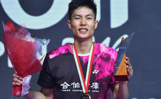 Chou Tien Chen vô địch đơn nam giải cầu lông Indonesia mở rộng 2019