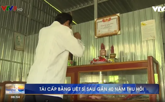 Tái cấp bằng liệt sĩ sau gần 40 năm thu hồi