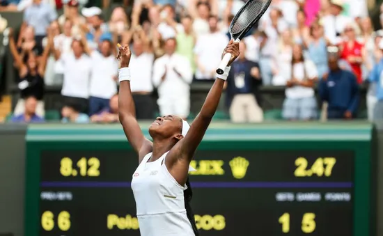 Thắng Polona Hercog, Cori Gauff tiếp tục hành trình ấn tượng tại Wimbledon 2019