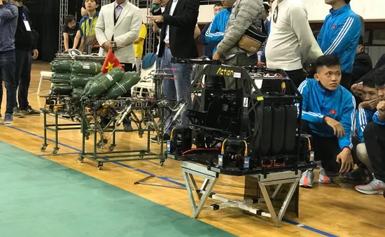 ABU Robocon 2019: Các đội tuyển trình diễn và chia sẻ kinh nghiệm chế tạo robot