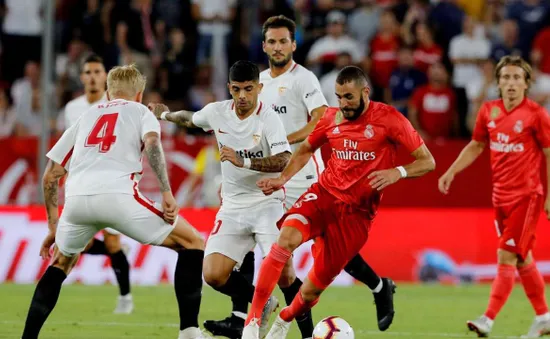 Lịch trực tiếp bóng đá La Liga vòng 5: Real Madrid đối đầu Sevilla