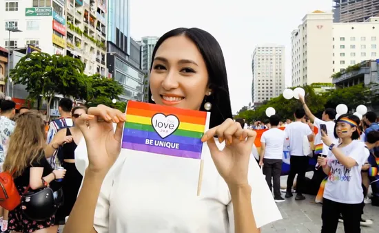 Thu Hiền quay clip cùng cộng đồng LGBT để dự thi Hoa hậu châu Á - Thái Bình Dương