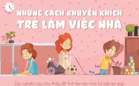 Những cách khuyến khích trẻ làm việc nhà