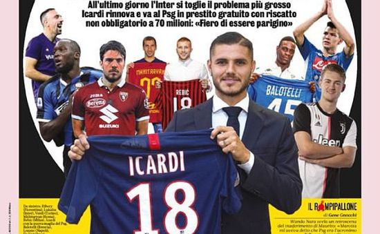 Báo chí Italia… chúc mừng Inter Milan vì đã chia tay Mauro Icardi