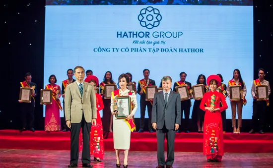 Hathor Group nhận giải “Top 10 thương hiệu tin cậy, sản phẩm chất lượng, dịch vụ tận tâm”
