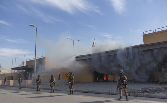 Đại sứ quán Mỹ ở Baghdad (Iraq) đình chỉ các hoạt động lãnh sự