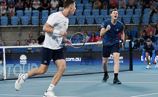 ATP Cup: ĐT Anh thắng ĐT Bỉ, ĐT Nga vượt qua ĐT Mỹ