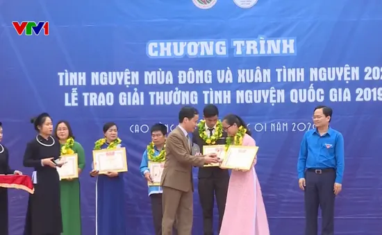 10 gương mặt nhận Giải thưởng Tình nguyện quốc gia năm 2019