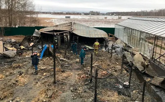 Bộ Ngoại giao cập nhật tình hình vụ cháy trang trại tại quận Ramenskoye, ngoại ô Moscow