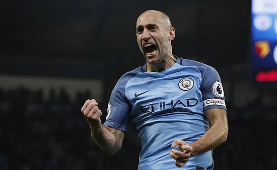 Hậu vệ Pablo Zabaleta quyết định chia tay sự nghiệp cầu thủ