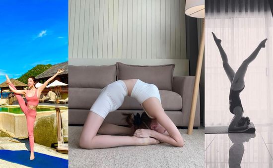 "Tròn mắt" trước loạt ảnh Yoga của Chi Pu, Thiều Bảo Trâm và các sao Việt