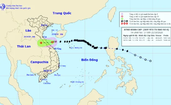 Bão số 9 mạnh tương đương bão Damrey, gây ảnh hưởng lớn ở Trung và Nam Trung Bộ